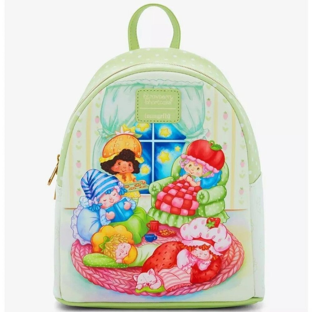 Loungefly Strawberry Shortcake Slumber Party Mini Backpack NWT​
